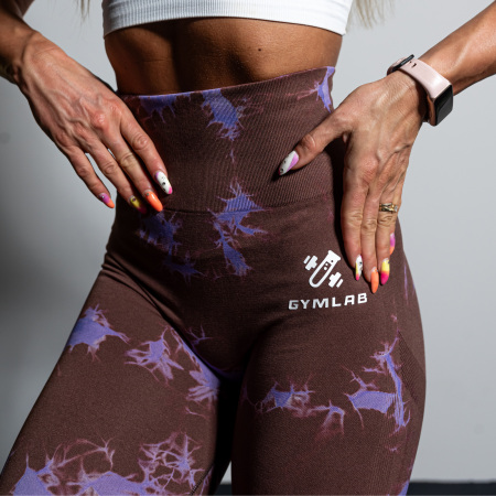 Colectia Splash - Colanti push-up Violet Splash pentru femei