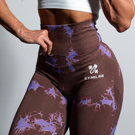 Colectia Splash - Colanti push-up Violet Splash pentru femei