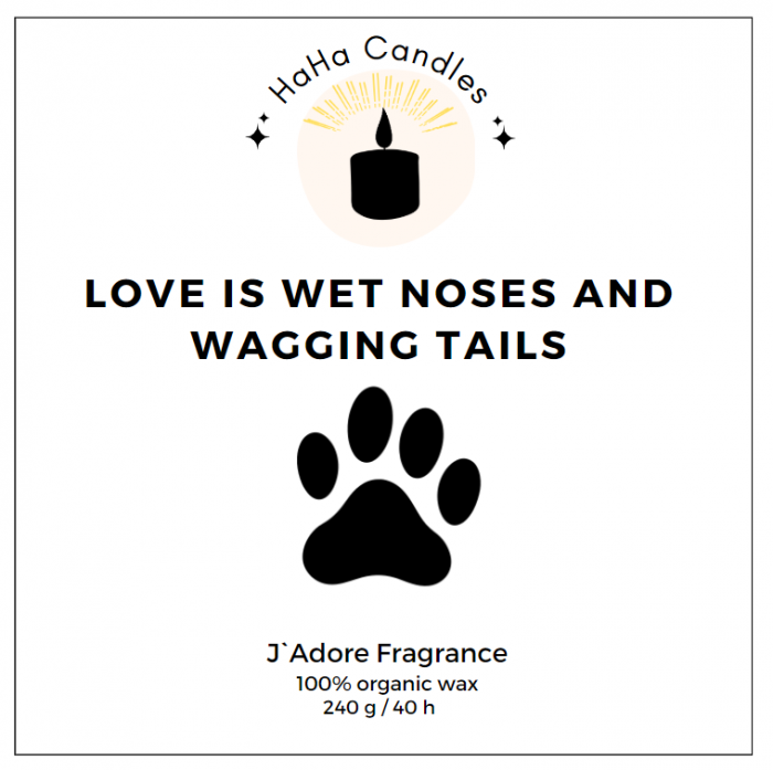 Lumanare parfumata LOVE IS WET NOSES AND WAGGING TAILS [2]