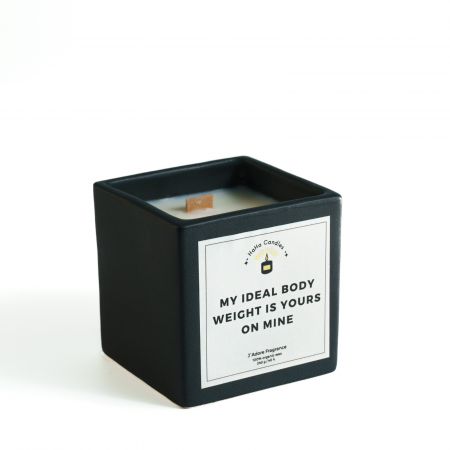 Love Story - Lumânare Parfumată MY IDEAL BODY WEIGHT IS YOURS ON MINE