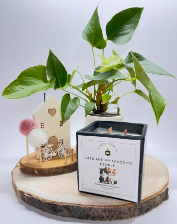 Pet Lovers - Lumânare Parfumată CATS ARE MY FAVORITE PEOPLE