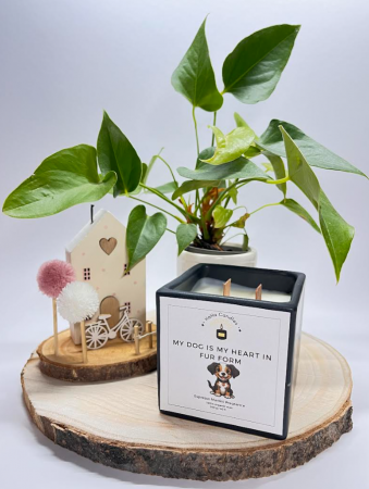 Pet Lovers - Lumânare Parfumată MY DOG IS MY HEART IN FUR FORM