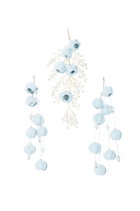 Set Cercei + Accesoriu pentru par mireasa [2]