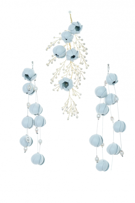 Set Cercei + Accesoriu pentru par mireasa [1]