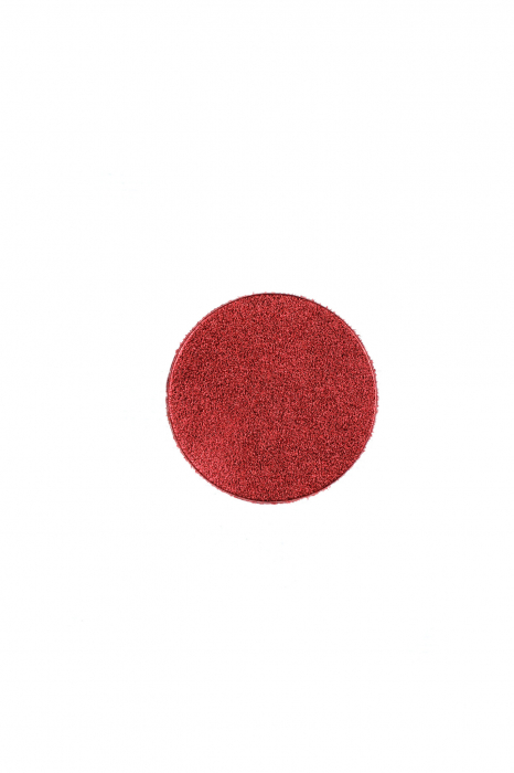 Cercei Cerc (2.5 cm) - Rosu sidefat [3]