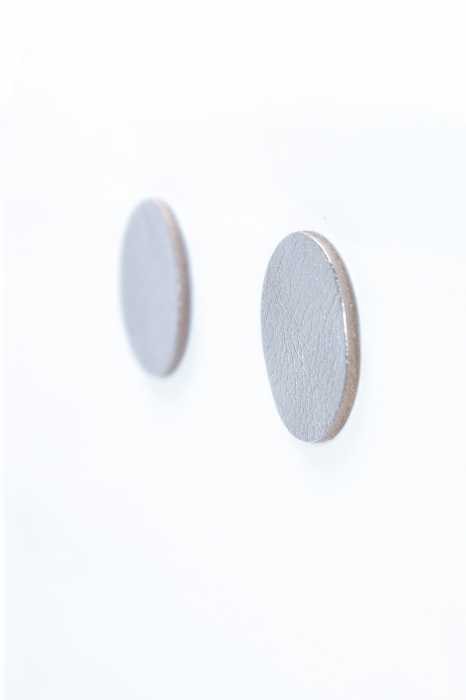 Cercei cerc (3CM) - Argintiu [3]