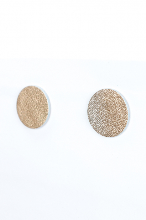 Cercei cerc (3CM) - Auriu [4]