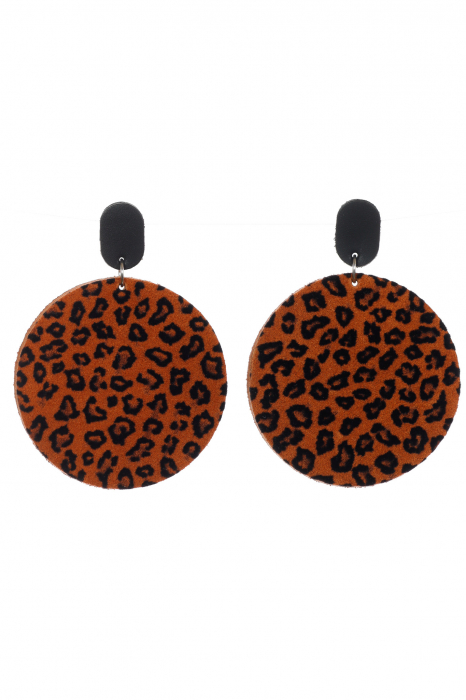 Cercei Cerc (5 cm) - Leopard [2]