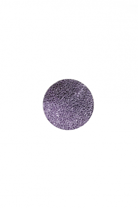 Cercei cerc (3,5cm) - Lila metalizat [2]