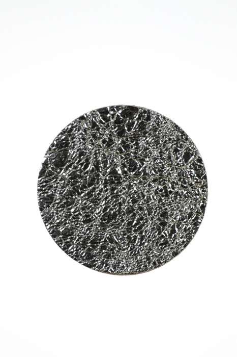 Cercei cerc (5 cm) - Platina [2]
