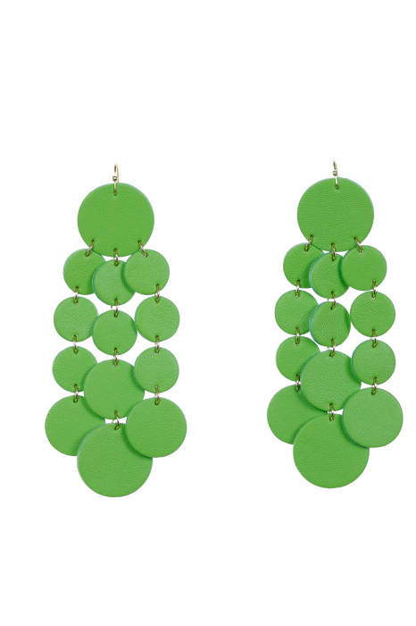 Cercei Confetti - Verde [2]