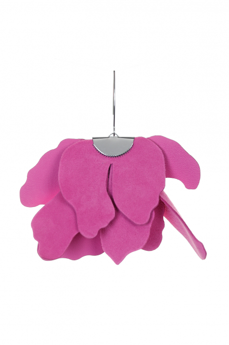 Cercei floare mare - Barbie Pink [3]