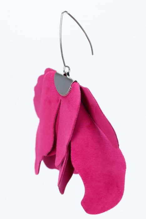 Cercei floare mare - Fuchsia [4]