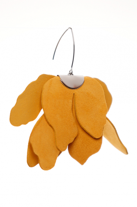 Cercei floare mare - Golden yellow [5]