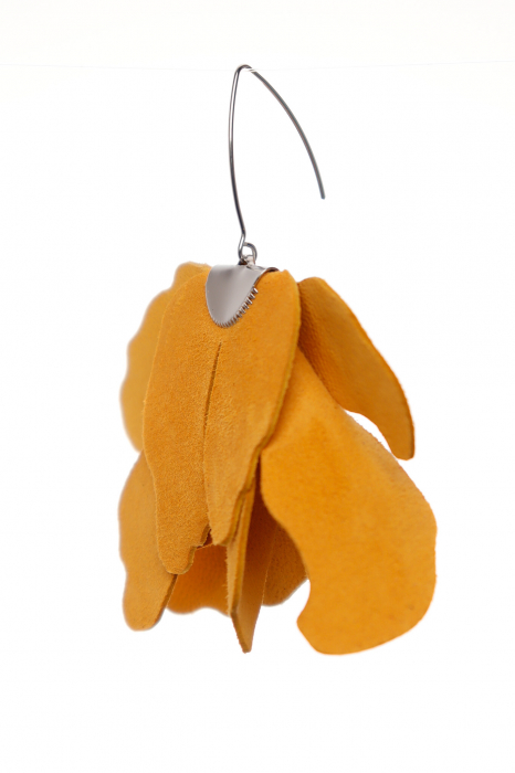 Cercei floare mare - Golden yellow [4]