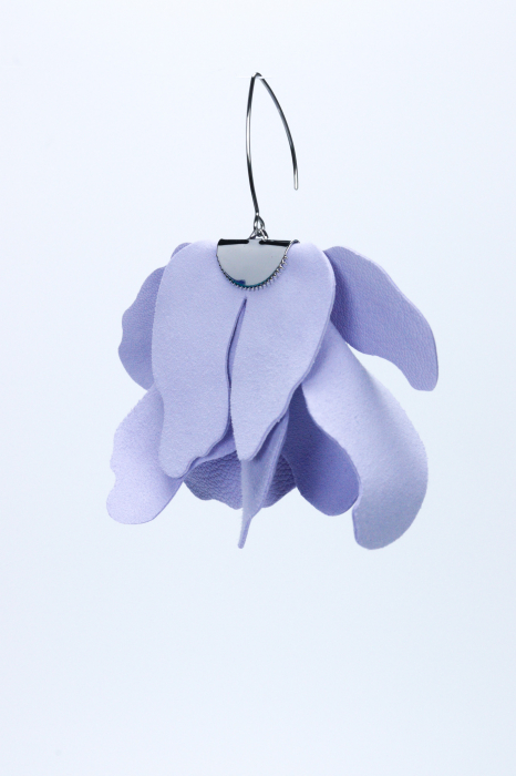 Cercei floare mare - Lila [4]