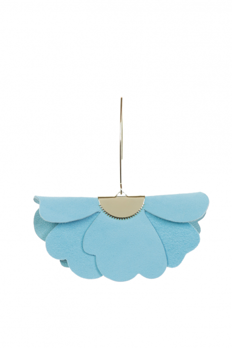 Cercei Floare mica - Albastru Aqua [6]