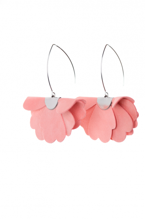 Cercei floare mica - Sea pink [4]