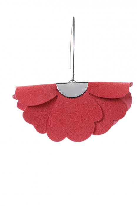 Cercei floare mica - Coral [3]