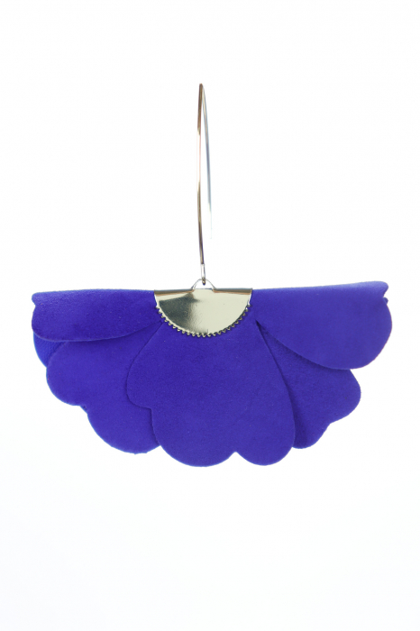 Cercei floare mica - Indigo [3]