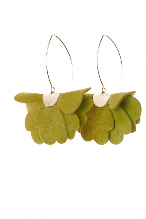 Cercei floare mica - Avocado [2]