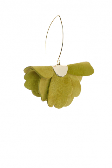 Cercei floare mica - Avocado [5]