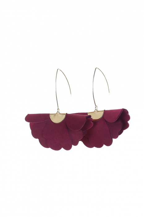 Cercei floare mica - Plum caspia [2]