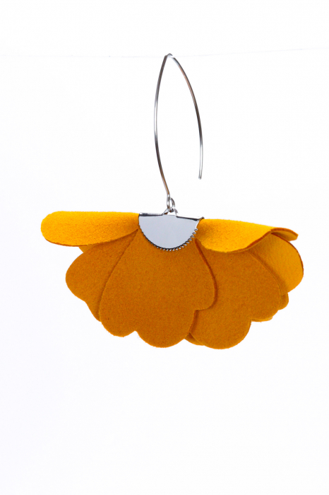Cercei floare mica - Sunset Orange [4]