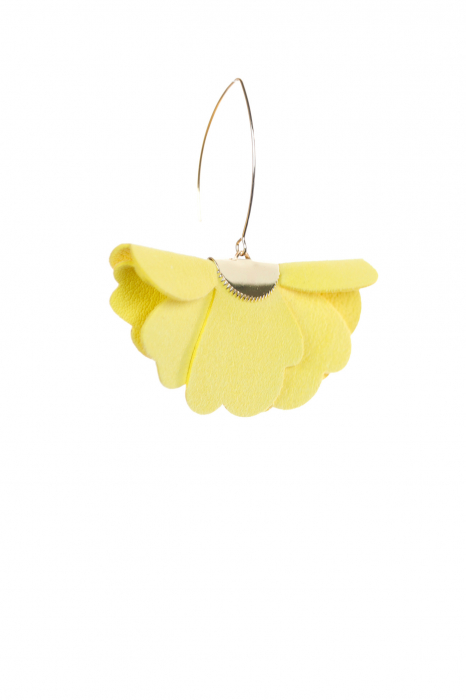 Cercei Floare mica - Galben luminos [5]