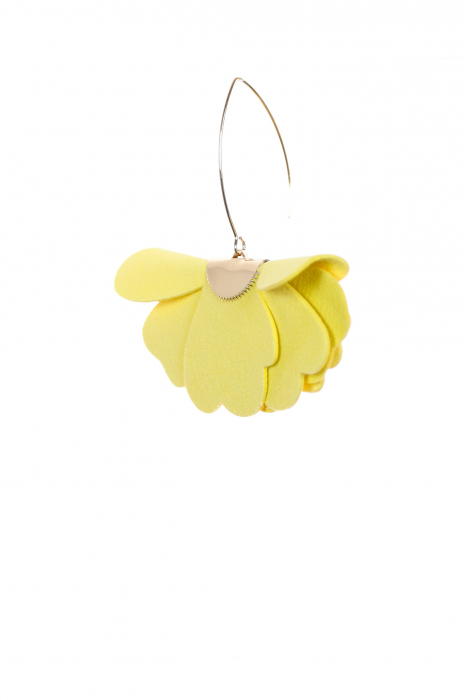 Cercei Floare mica - Galben luminos [4]