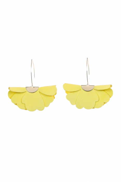 Cercei Floare mica - Galben luminos [1]