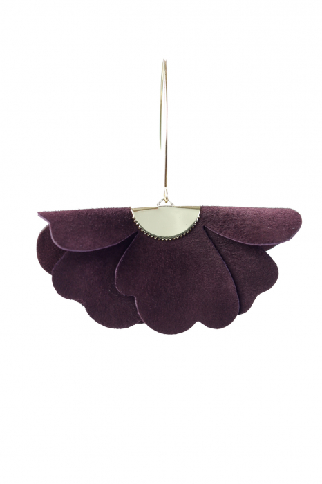 Cercei floare mica - Dark Chocolate [3]
