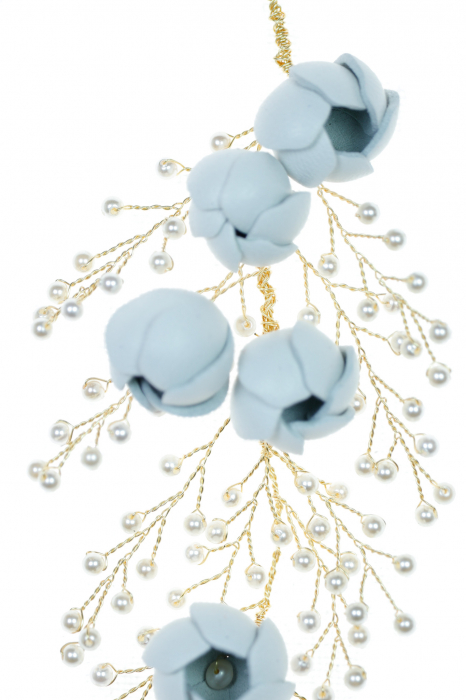 Set Cercei + Accesoriu pentru par mireasa [5]