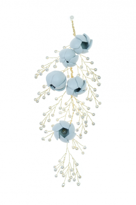 Set Cercei + Accesoriu pentru par mireasa [3]