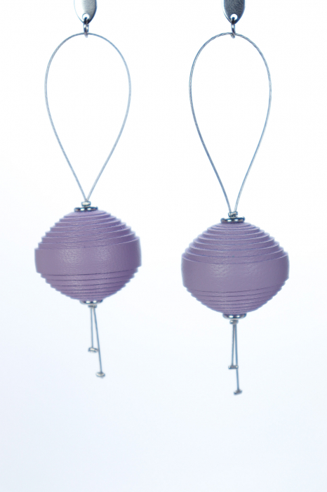 Cercei Leatherbonbon Plutitor - Lila [2]
