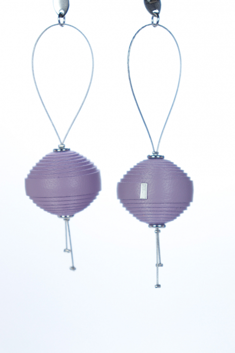 Cercei Leatherbonbon Plutitor - Lila [3]