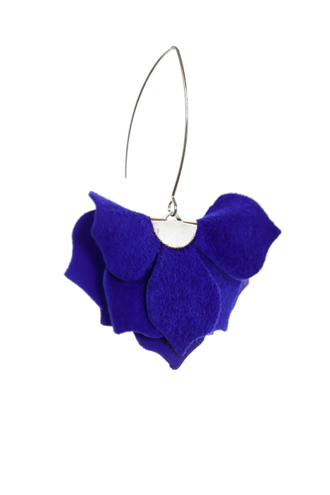 Cercei Urban Petals - Albastru electric [6]