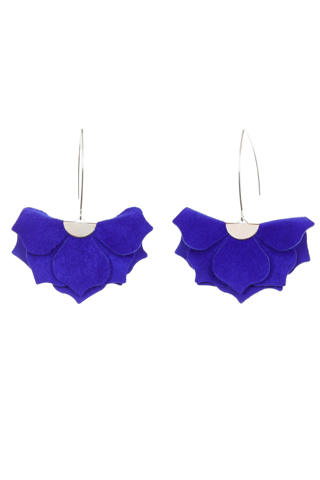 Cercei Urban Petals - Albastru electric [2]
