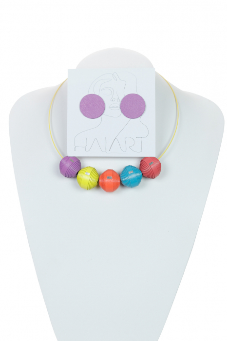 Set Cercei + Colier Leatherbonbon BURANO (213) [1]