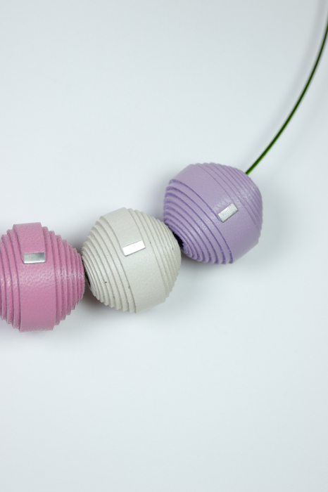Set Cercei + Colier Leatherbonbon LAVANDA (225) [4]