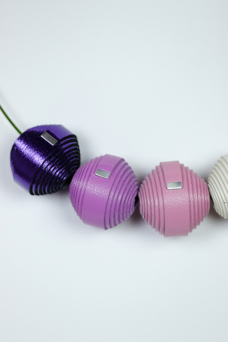 Set Cercei + Colier Leatherbonbon LAVANDA (225) [3]
