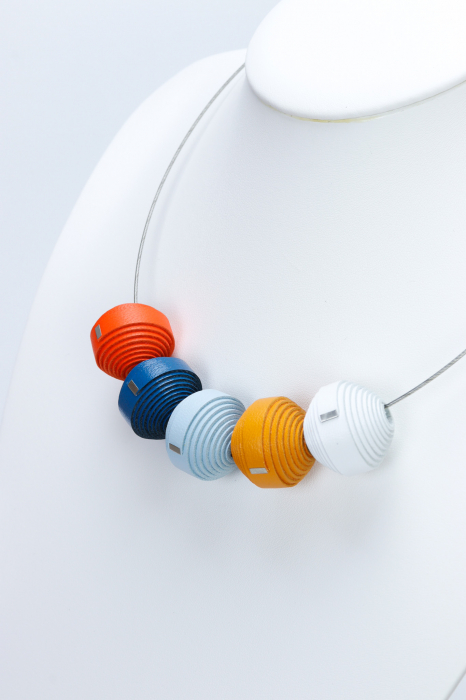 Colier din piele handmade [3]
