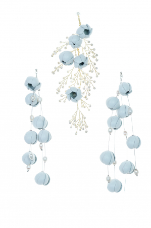 HAIART Studio - Set Cercei + Accesoriu pentru par mireasa