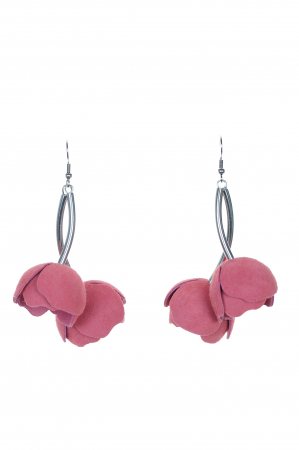 Cercei Imbratisari Florale - Blush Pink [2]