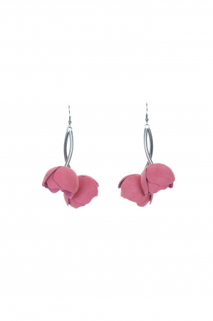 HAIART Studio - Cercei Imbratisari Florale - Blush Pink