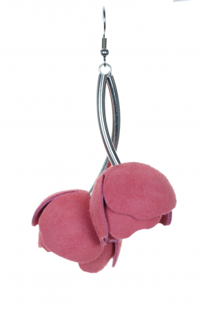 Cercei Imbratisari Florale - Blush Pink [1]