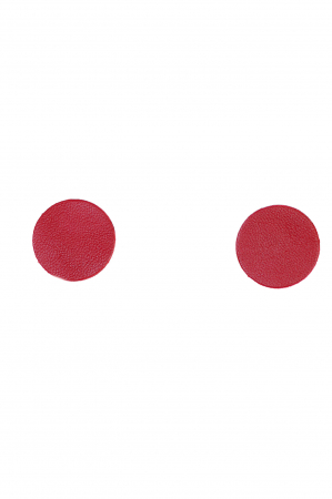 Cercei Cerc (2.5 cm) - Rosu [1]