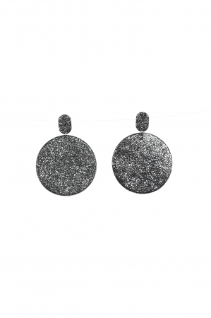Toate produsele - Cercei Cerc (5 cm) - Argintiu
