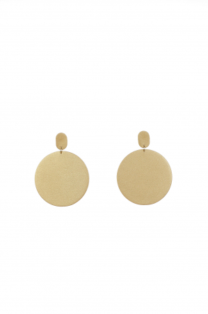 Toate produsele - Cercei Cerc (6.5 cm) - Auriu