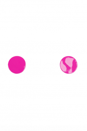 Toate produsele - Cercei cerc(2,5 cm) - Fuchsia lacuit